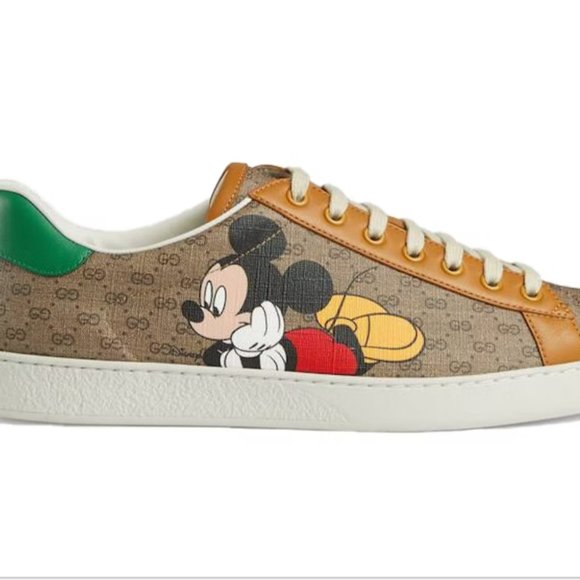 GUCCI Disney x GUCCI Ace Low 'Mickey Mouse - Beige' 602548-HWM10-8961 - Picture 6 of 6